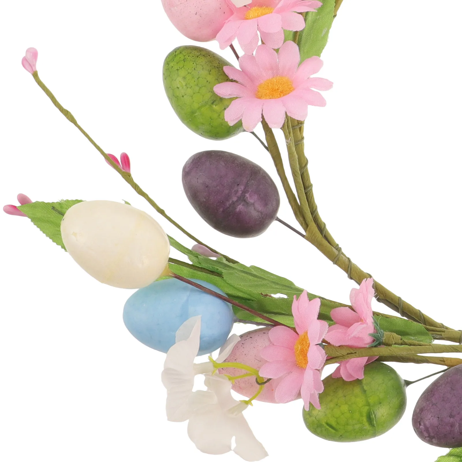 

Easter Egg Wreath Spring Front Door Decor Festive Wall Hanging Garland Artificial Wreath Door Fireplace Decorative Party