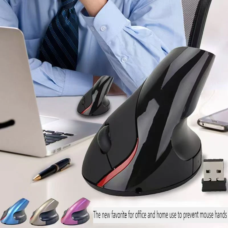 Ergonomic Wirless Mouse Gaming Mice USB Wired Optical Healthy Vertical Mause 1600 DPI Optical Mouse for PC Laptop Gamer Mice