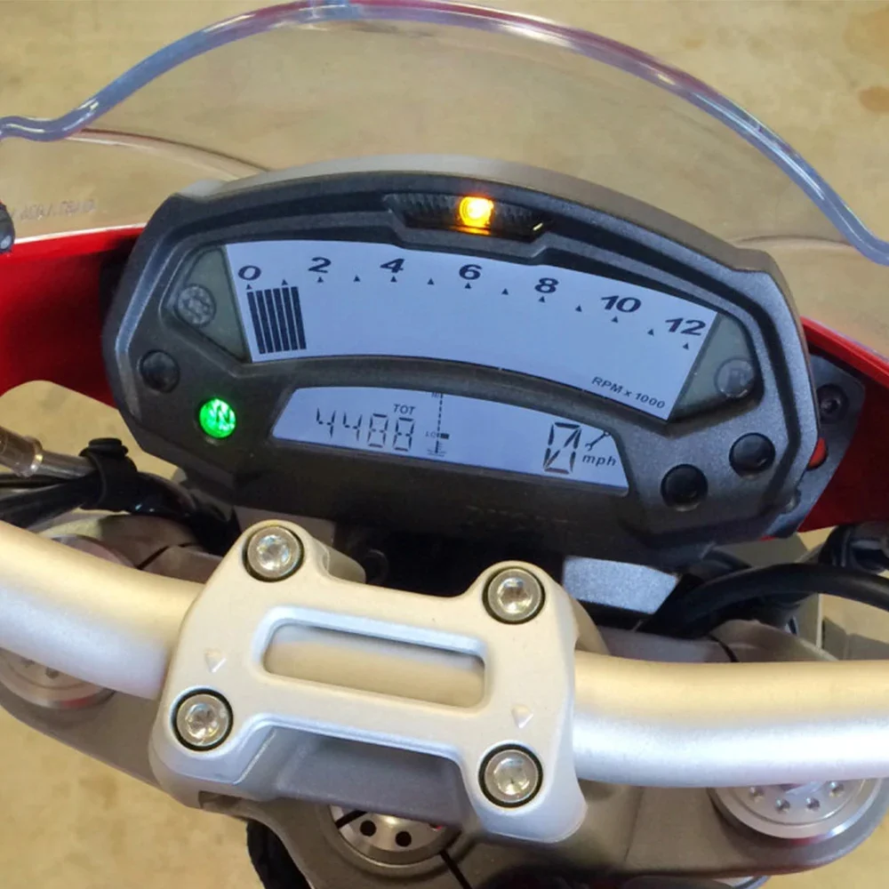 New Motorcycle HD Screen Speedometer Instrument LCD Display Ultra Thin for Ducati Monster 696 796 1100 795 High Quality Parts