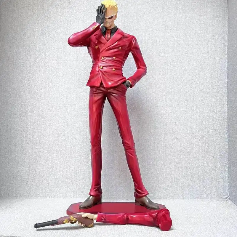 Figura de Colección del Rey Pirata Mingo de 30 cm, Modelo Hecho a Mano del Anime de Artes Marciales One Piece, Regalo