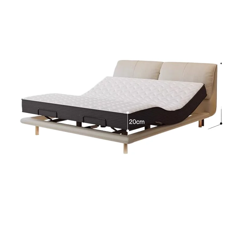

Intelligent electric split bed, modern simple multi-function can lift couples without disturbing each other suspension bed