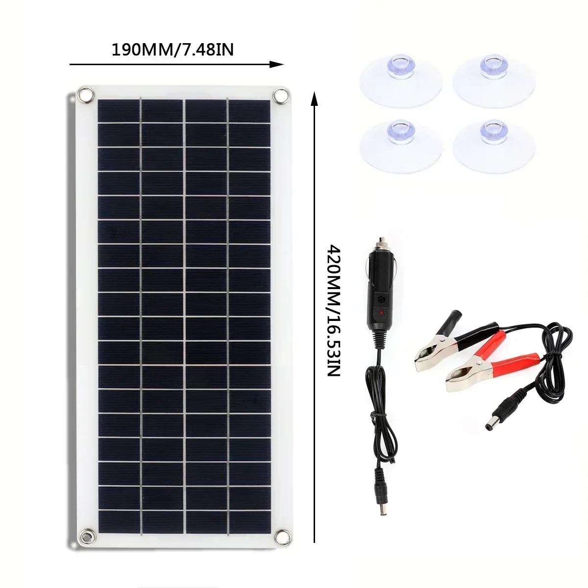 300W 12-18V Solar Panel with 10A-60A Controller Flexible Photovoltaic Power Charging Board for Electronic Phone Car Charging
