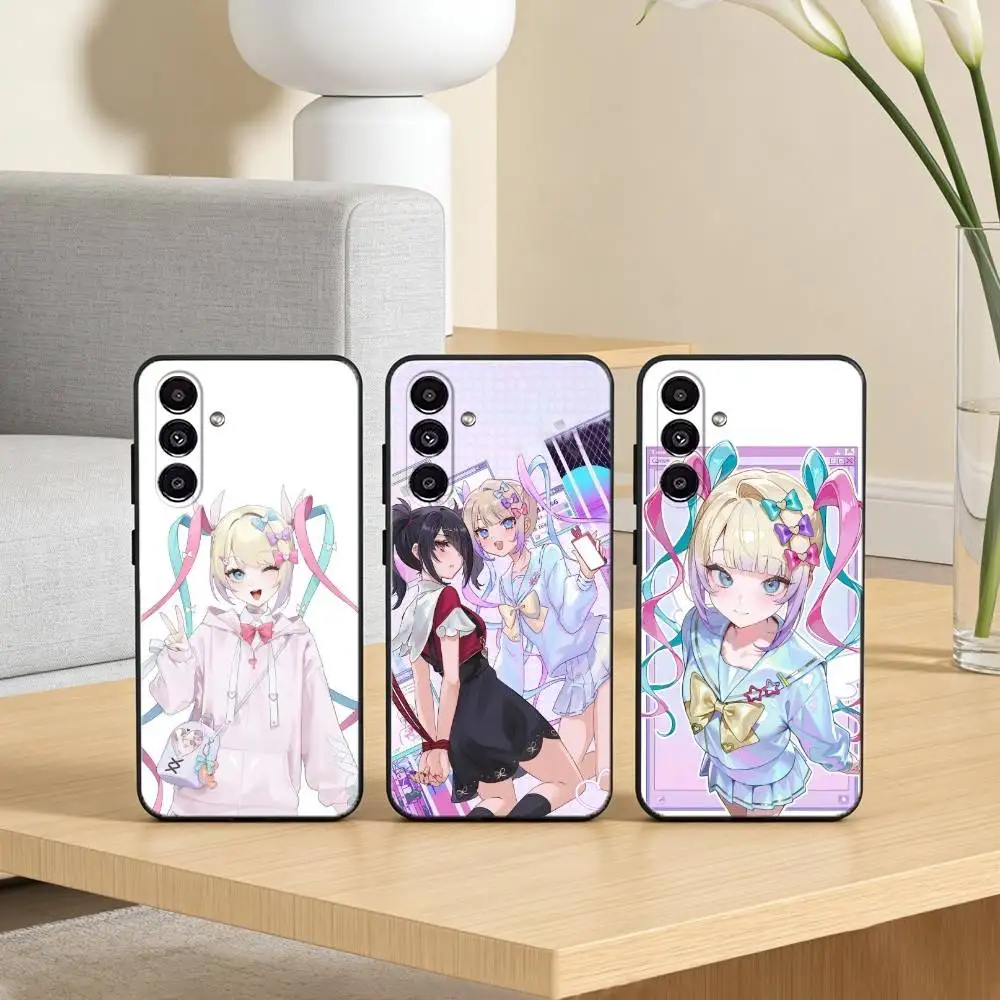 N-Needy Streamer O-Overload Phone Case For Samsung Galaxy A20,21s,22,31,32,52,53,72,73,80,91 Soft Black Shell