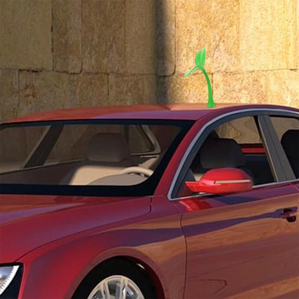 

2PCS Car Roof Decoration 3D Stickers Cute Vehicle Accessories Easy Install Universal Fit Funny Hood nament Car