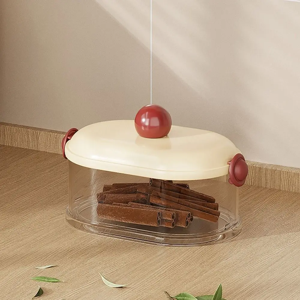 

Practical Plastic Seasoning Storage Box Sealed Waterproof Spice Organizer with Lid Stackable Fresh-Keeping Box Kitchen