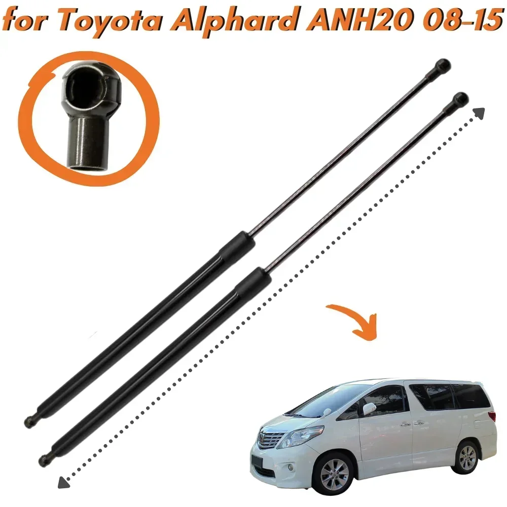 

Qty(2) Trunk Struts for Toyota Vellfire Alphard ANH20 Minivan With Power 2008-2015 Tailgate Lift Supports Springs Shock Absorber