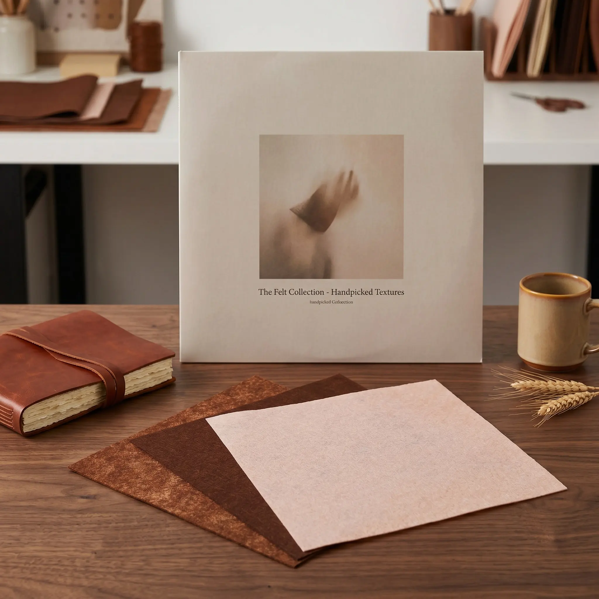 30PCS Craft Felt Sheets 11.8x11.8 Inch - Fall Theme Soft Felt Squares - Non-woven Stiff Paper Sheets for DIY Thanksgiving Autumn