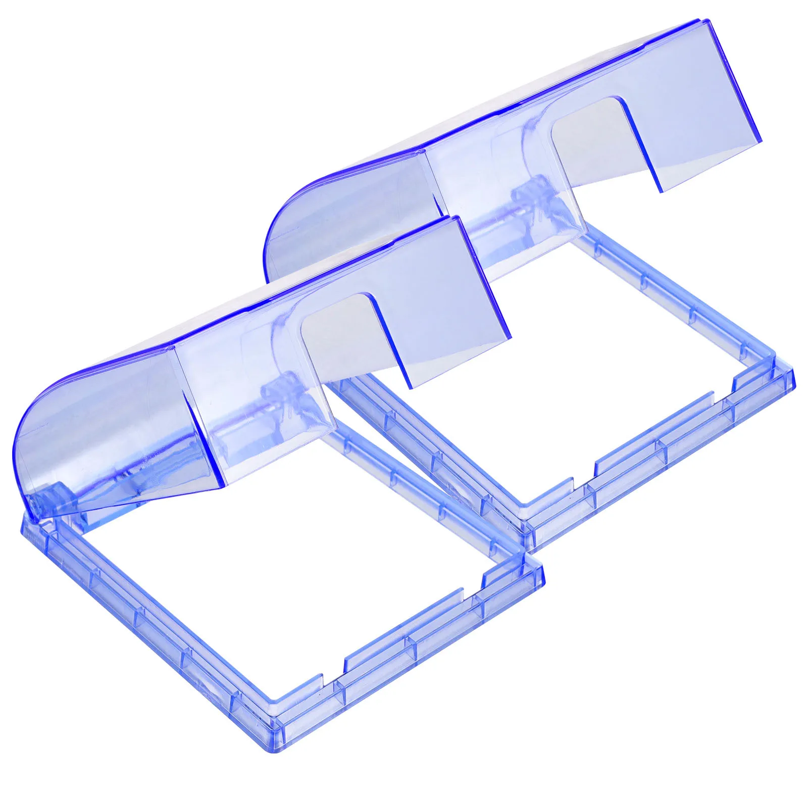 

2Pcs Waterproof Plug Receptacle Protector Large 110 Degree Opening Adhesive Weatherproof Wall Socket Cover Oil Proof Anti