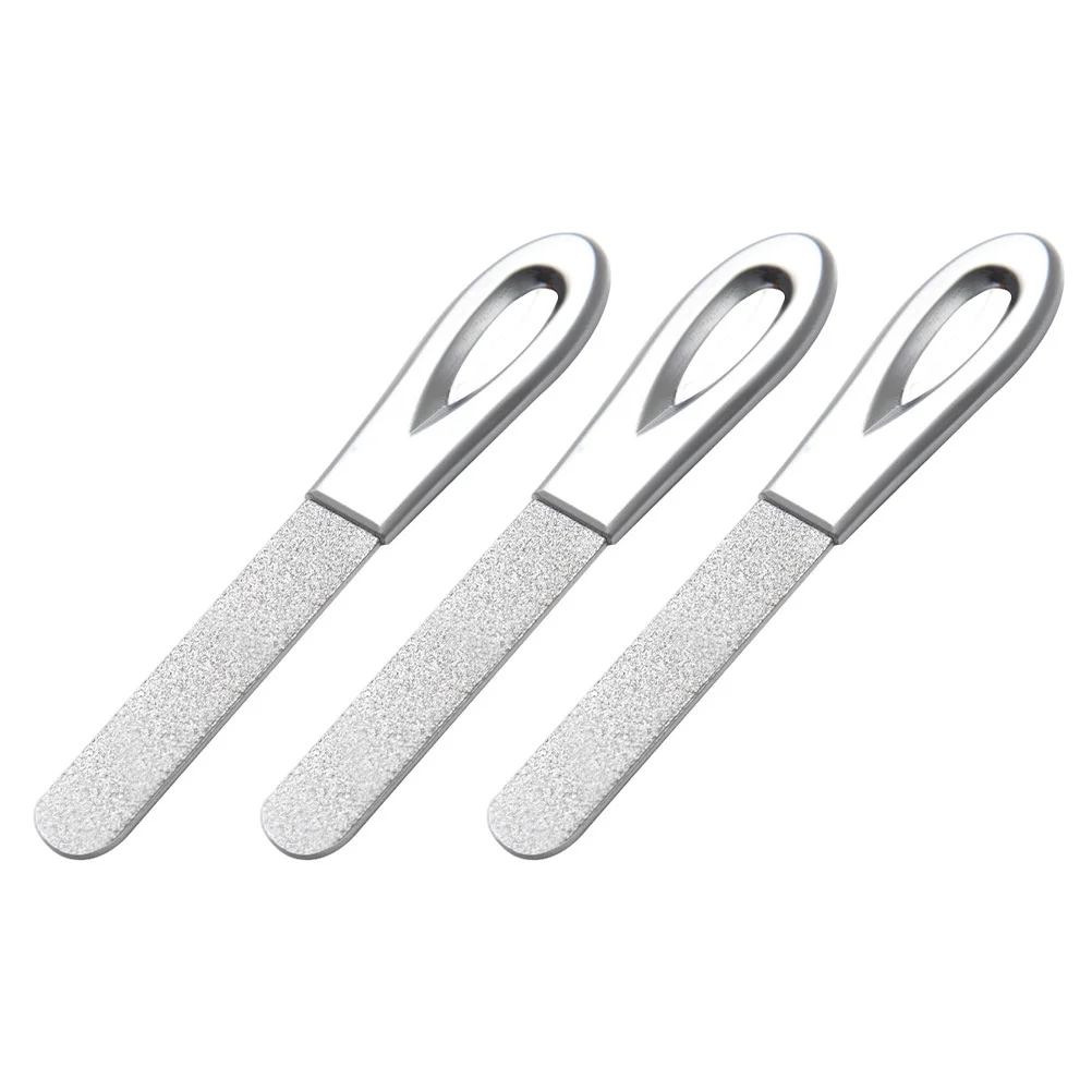 

3Pcs Nail Files Premium Manicure Tool for Smooth Shaping and Polishing Fingernails Dual-Sided Pedicure File Accessory