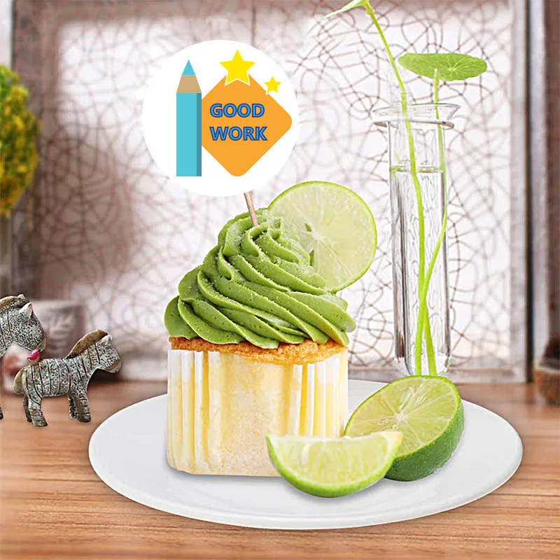 100-500 Buah Stiker Hadiah Pensil Lucu untuk Anak-anak Kawaii Stiker Anak-anak Motivasi dengan Pola Bintang Persediaan Guru Kelas