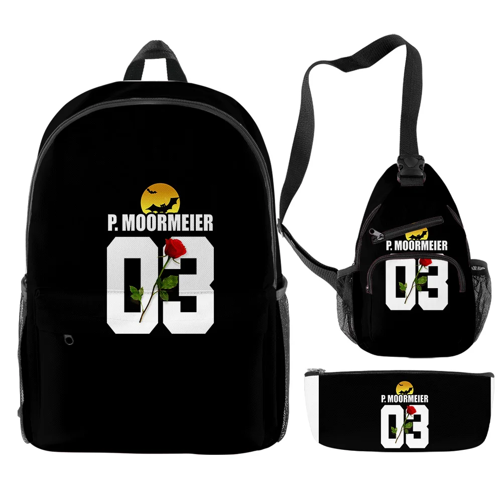 Classic Fashion Funny JADEN HOSSLER 3D Print 3pcs/Set pupil School Bags Trendy Travel Laptop Backpack Chest Bag Pencil Case