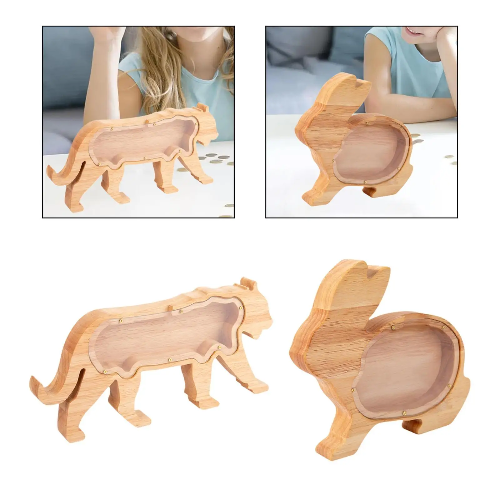 

Копилка в форме животного, коробка для экономии денег для стола, офиса, ресторана