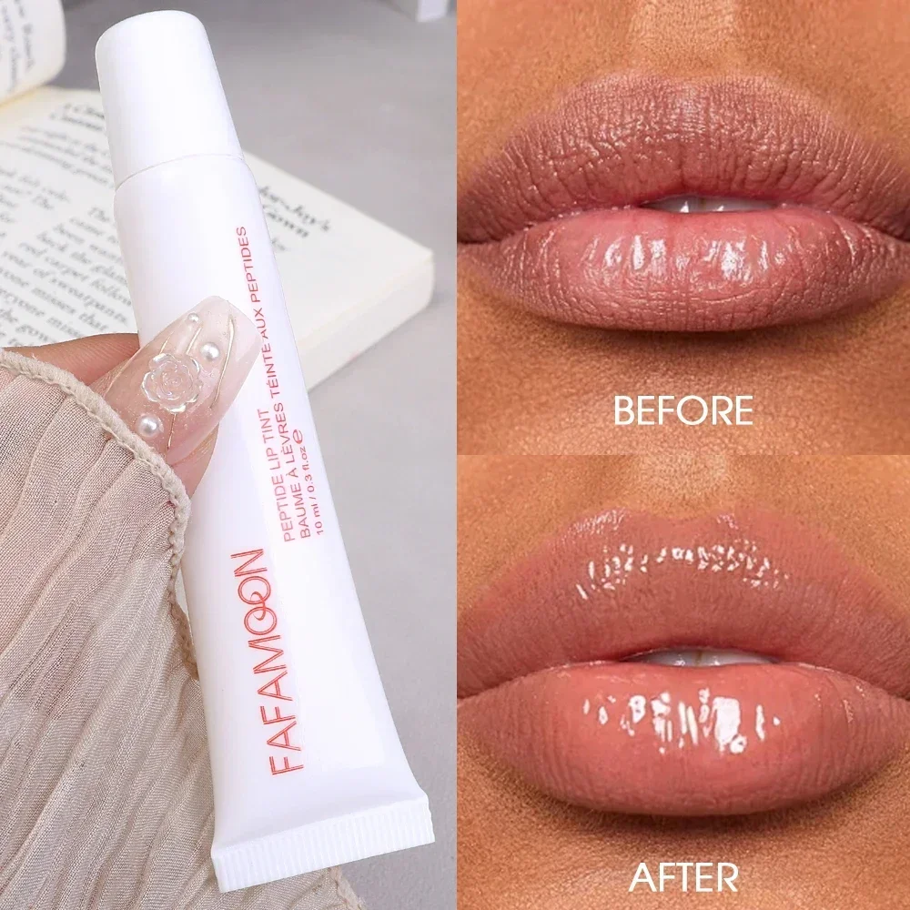 Jelly Transparent Lip Gloss Mirror Nutrient Lip Plump Liquid Lipstick Natural Mineral Oil Clear Moisturizing Lip Gloss Cosmetics