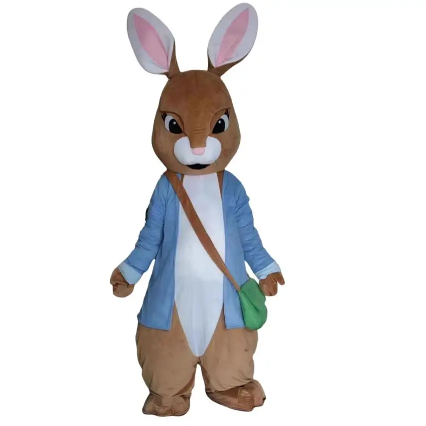 Anime Zwart Konijn Mascotte Kostuum Bunny Cosplay Kostuums Volwassen Deluxe Wandelpop Kleden Reclameceremonie Themafeest Pr - afbeelding 2