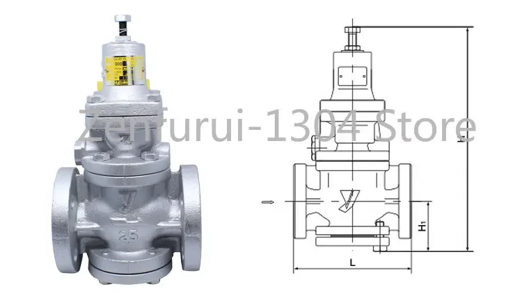 GP-1000  pilot operated Steam Pressure Reducing Valves