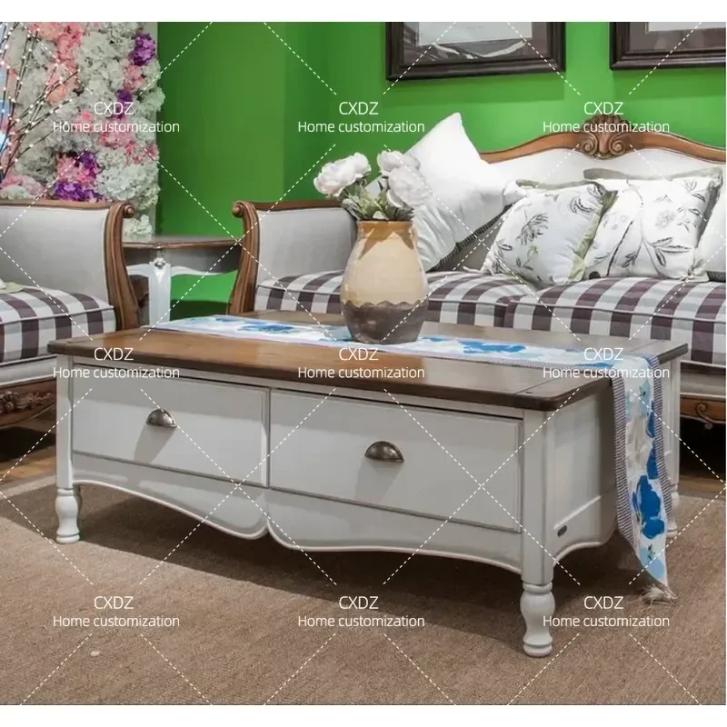 Solid Wood Carved Floral Sofa Set Single Double Triple Combination Complete Living Room Furniture for Small Apartment