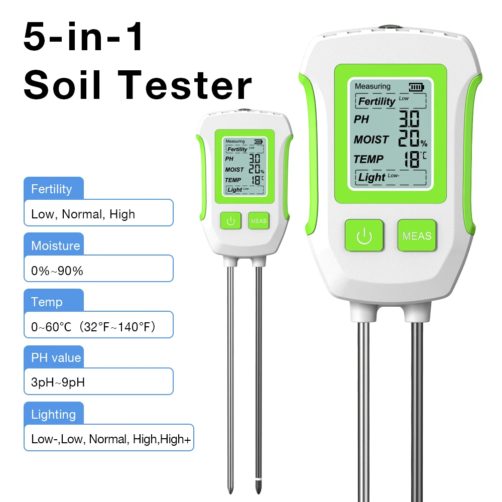 Lcd Digital Soil Ph… - image