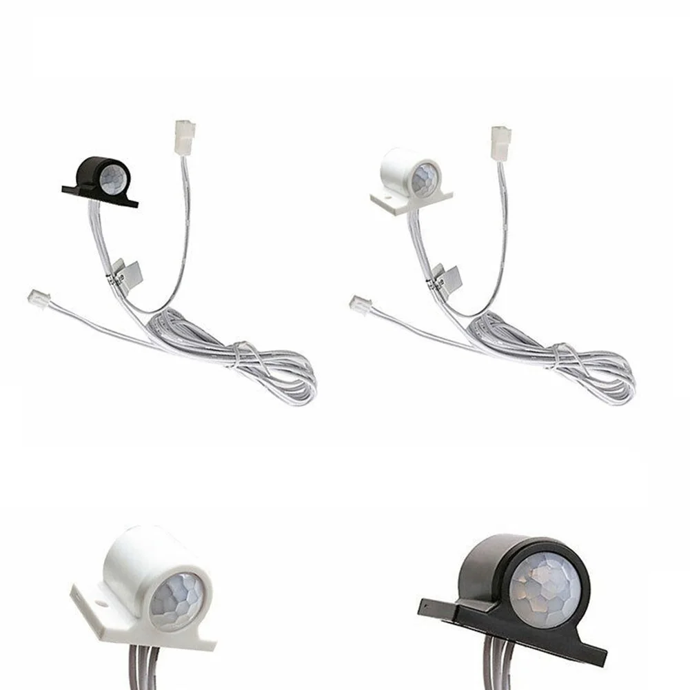 

Инфракрасный автоматический индукционный ночной окружающий свет постоянного тока 12 В PIR инфракрасный светодиодный датчик движения переключатель регулируемая задержка 30 s пластик металл