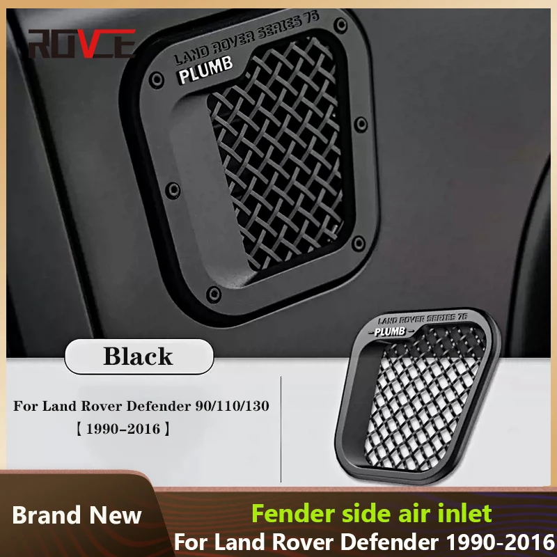 

Car Side Air Vent Outlet Cover Grill Grille For Land Rover Defender 1990-2016 Air Intake Vents Accessories