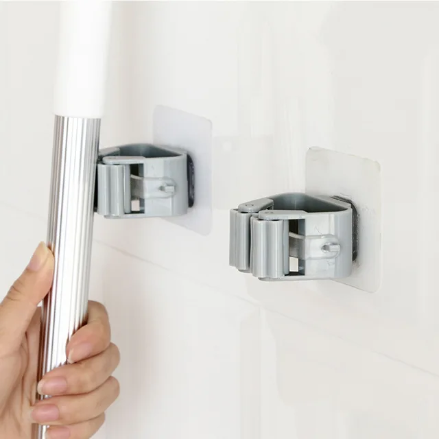Multi-Purpose Hooks Adhesive Wall Hanging Mop Rack Broom Hanger Hook Kitchen Bathroom Organization Home Organizer Accessories 2 Multi-Purpose Hooks Adhesive Wall Hanging Mop Rack Broom Hanger Hook Kitchen Bathroom Organization Home Organizer Accessories 2