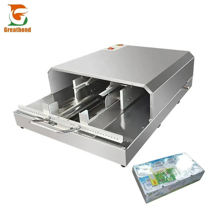 

3DP-88 Hot Sealing Factory Price Pneumatic Perfume Cellophane Plastic Box Fast Hand Push 3D Packaging Wrapping Machine