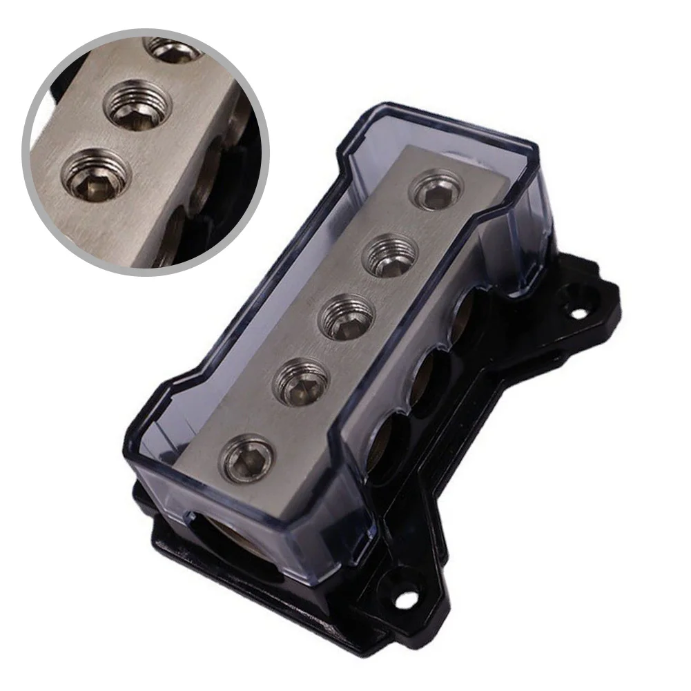 For Reducing Background Noise Power Distribution Block Power Distribution Block 4GA Output Ports Solid Construction