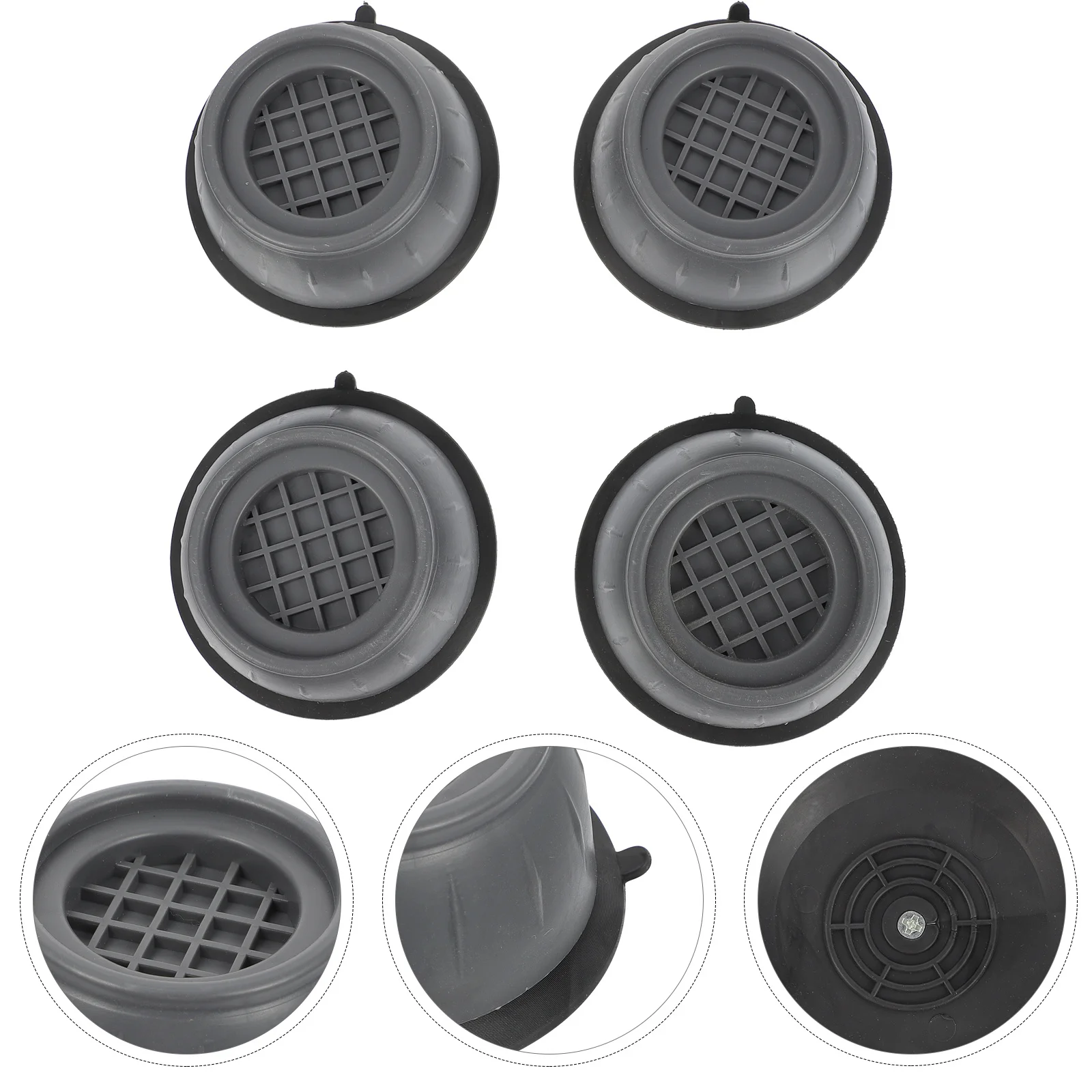 

8Pcs Washing Machine Stabilizer Mats Anti Vibration Feet for Refrigerator Non-Slip Waterproof Heightening Pads Noise Reduction