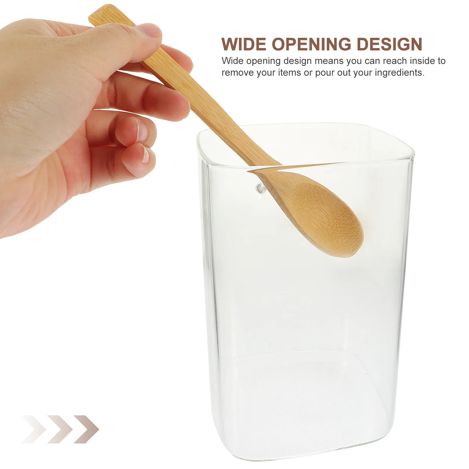 

2 набора герметичных стеклянных банок для хранения кофе с деревянными крышками, герметичные контейнеры для чая, сахара, закусок, орехов, сухих продуктов