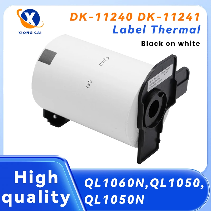 1Roll DK11241 DK11240 Thermal Label Die Cut Labels DK-11241 DK 11240 Compatible for Brother QL-500 QL-700 QL-800