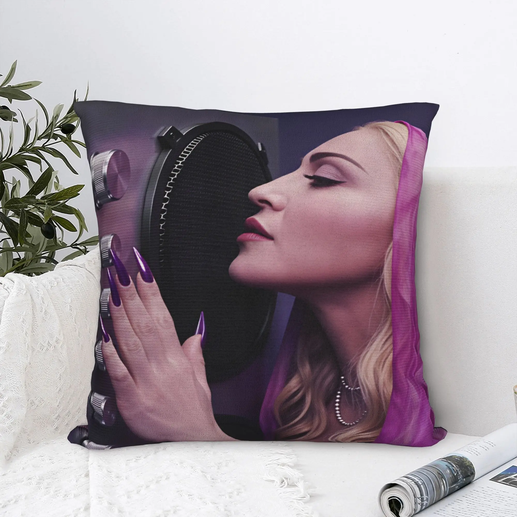 M-Madonnas Confessions II Album Pillow Case  Comfy Pillow Cover Novelty Cushion Cover For Sofa Couch Bed Living Room