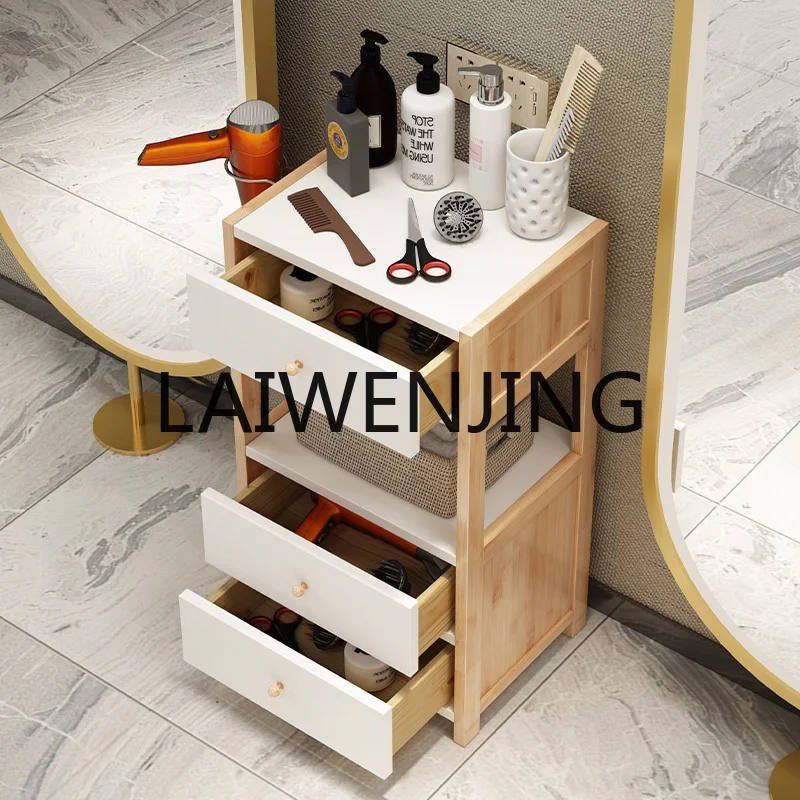 

Barber Shop Tool Cabinet for Hair Salon Storage Rack Beauty Salon Cabinet Trolley Hair Cutting.