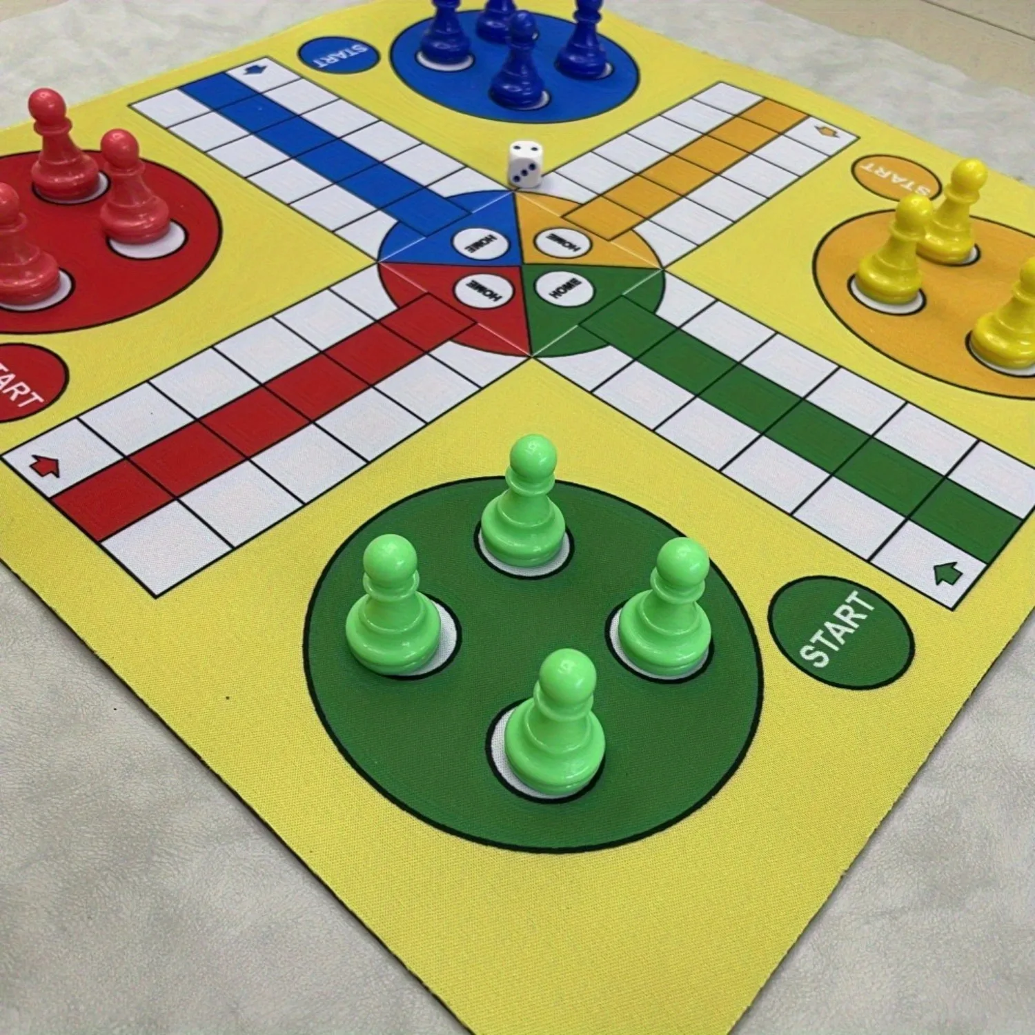 2 in 1/ 9.45in Permainan Inter - Board Game Ludo ulasan dan harga