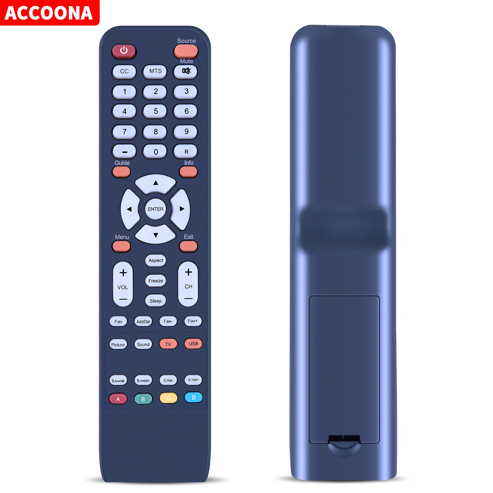 Remote control 142021270019C for Sceptre E165BV-HD E195BV-SHDC E195BV-SHDE E325BV-HDC H322BV-HD X325BV-FHD X325BV-FHDU X425BV-FH