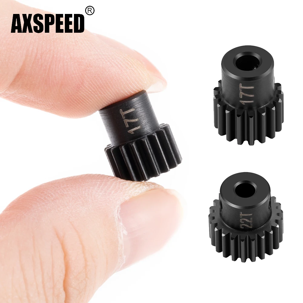 

AXSPEED Metal 0.5M 11T/12T/13T/14T/15T/16T/17T/22T Pinion Motor Gear for Off-road Vehicle RC Car Model Upgrade Parts
