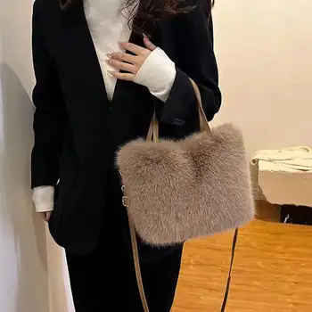 10 best sales Bolso de mano de felpa - №2