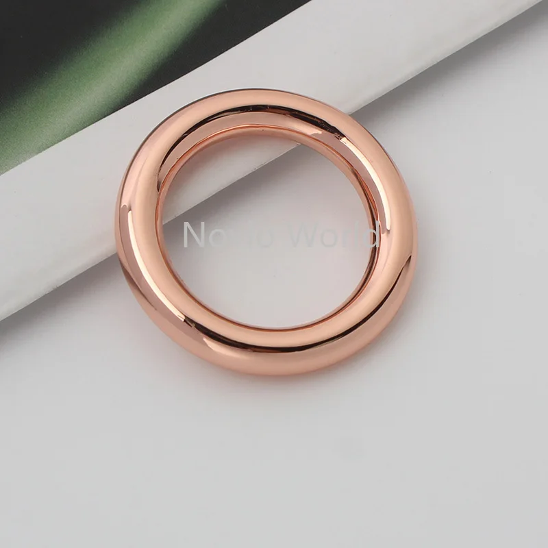 10-50pieces 5 colors 20mm 3/4'' rose gold color die casting O rings for chains bag close round ring purse accessories