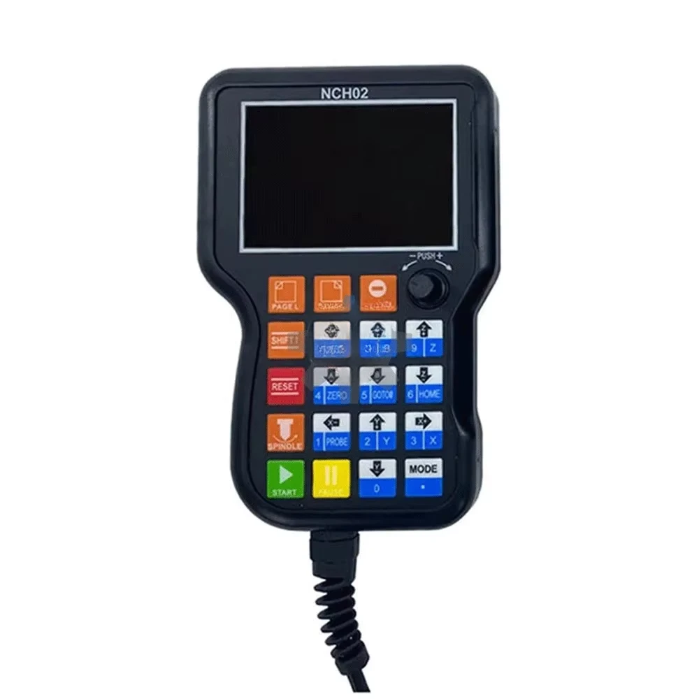 For NCH02 For DM100 CNC Handle Motion Controller mach3 3/4/5Axis 125 KHz Pulse U-disk Read G Code Engraving sale Machine