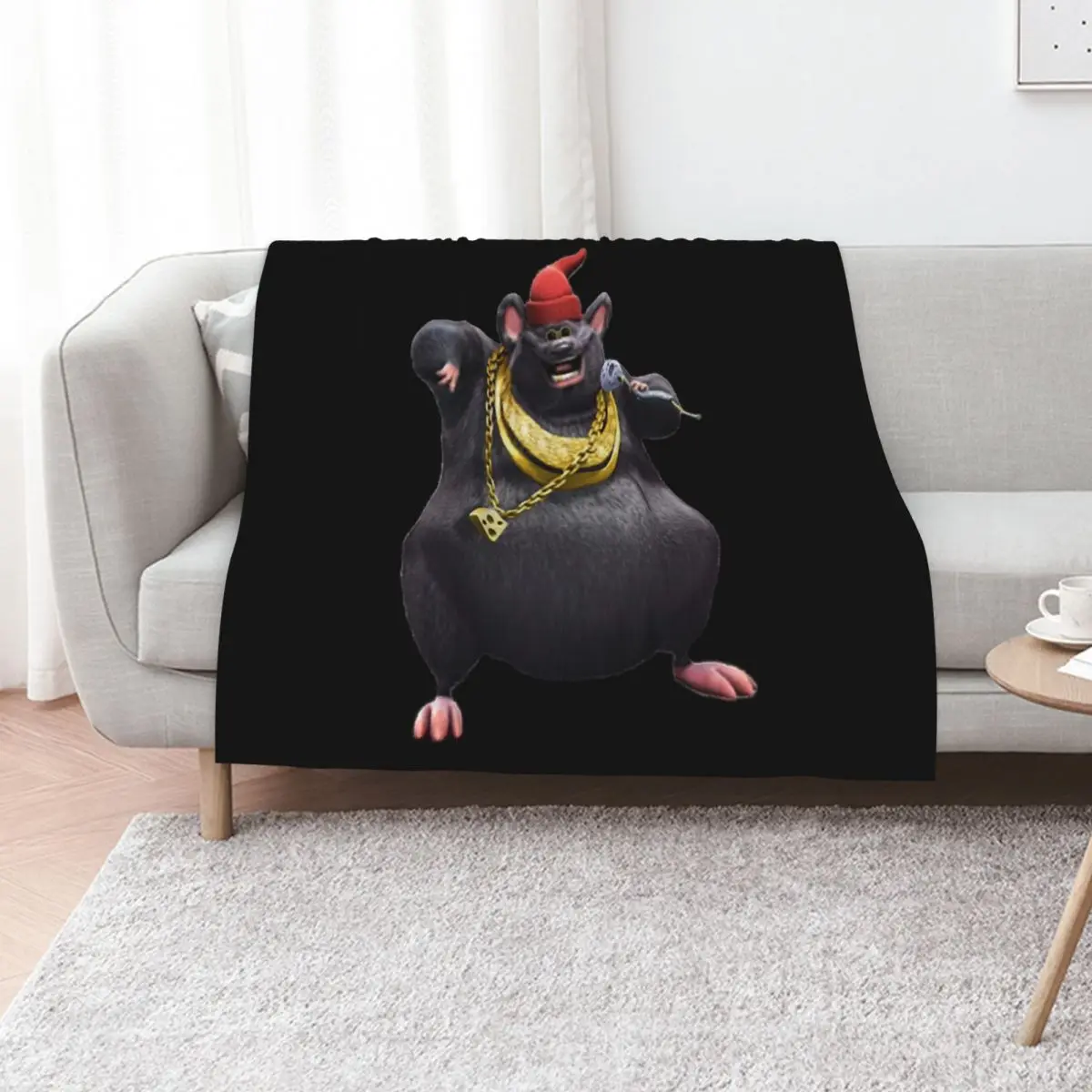 BIGGIE CHEESE Throw Blanket Beach Baby Large Cute cosplay anime Single Blankets