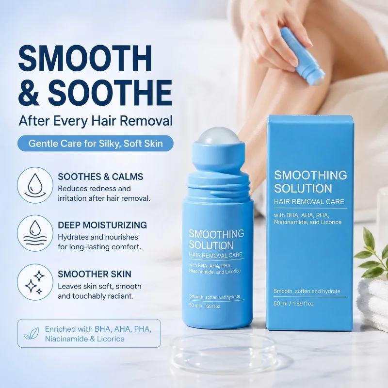 Roll-on After Hair Removal Soothing Essence Gentle Hydrating Repair Serum Lightweight Refreshing Texture Calm Irritated Skin