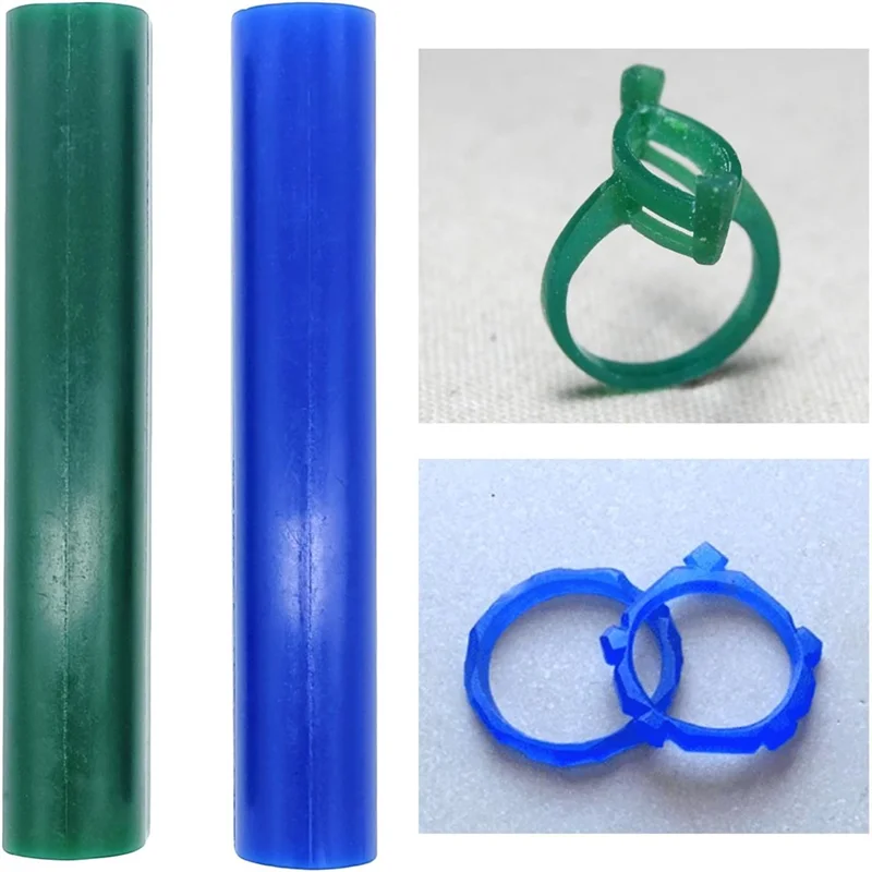 

-A95Z Carving Wax Ring Tubes For Making Rings For Jewelry Ring Casting Mold Kit Ring Making Wax Carving Tools (T150)