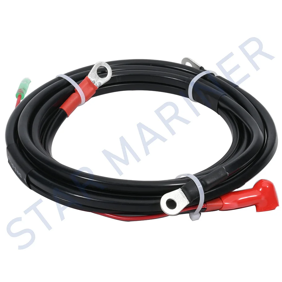 6H0-82105 Battery Cable 2.2 Meter 7.22FT For Yamaha Parsun Powertec Outboard Motor 30-85HP 6H0-82105-12 6H0-82105-J2