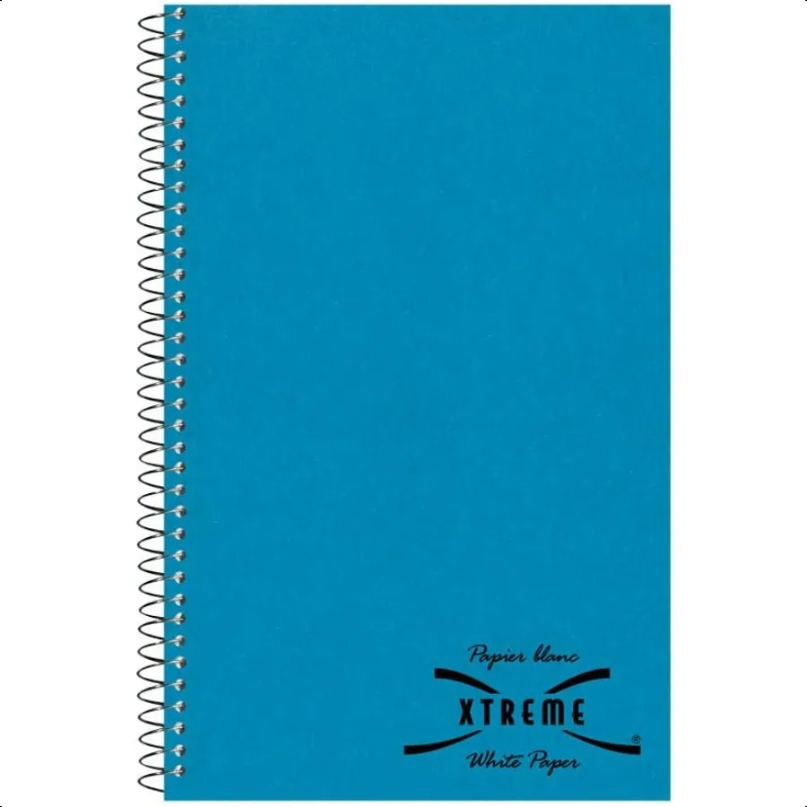 Cuadernos National SingleSubject Wirebound Regla College Mediana Azul Kolor Kraft Cubierta frontal 80 9,5 x 6 hojas