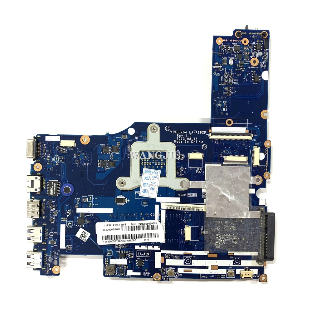 100% Working 90005219 Mainboard For Lenovo G510S Laptop Motherboard VIWG3/G4 LA-A192P DDR3