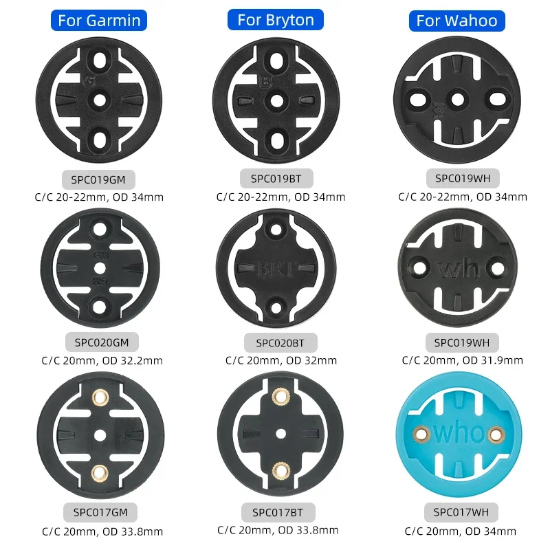 Out Front Computer Mount Adapter Replacement W/ Install Bolts for Garmin/ /Bryton/Wahoo/XOSS Bicycle Rear Radar Light Mount