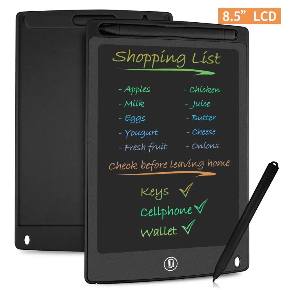 NEWYES 8.5 Inches Colorful Writing Drawing Tablet Electronic Digital LCD Graphic Boards Doodle Notepad Erasable Handwriting Pads