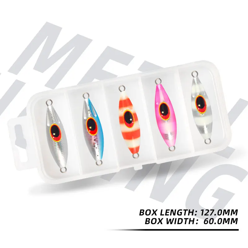 Magic Works Lure Box Fishing Goods Sets 7G 15G 30G Sea Fishing Lures Slow Jigging Lure Saltwater Artificial Bait Metal Jig Shore