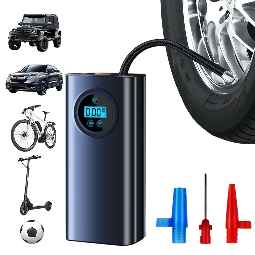 Car Air Pump The cigarette lighter Electric Air Compressor Portable Tyre Inflator Car Tire Inflatable Pump for Motorcycle Car