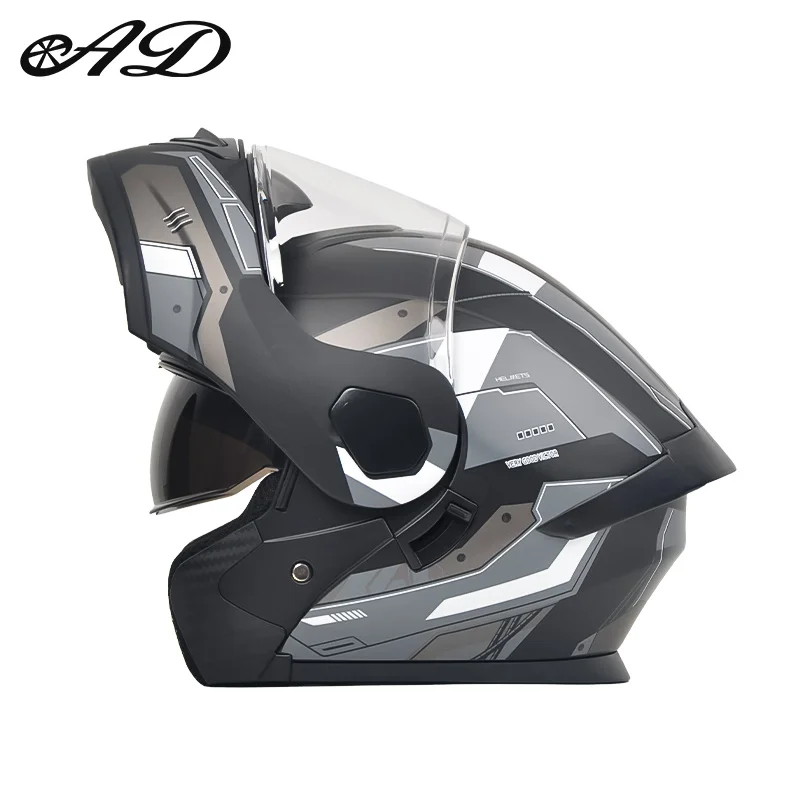 خوذة دراجة نارية مفتوحة الوجه - مراجعة Full Face Motorcycle Helmet With Bluetooth وسعره