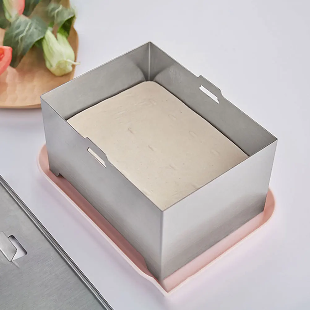 

Professional Stainless Steel Tofu Box Mold for Effortless Tofu Pressing DIY Curd Making Kit Reliable Household Cooking Tool