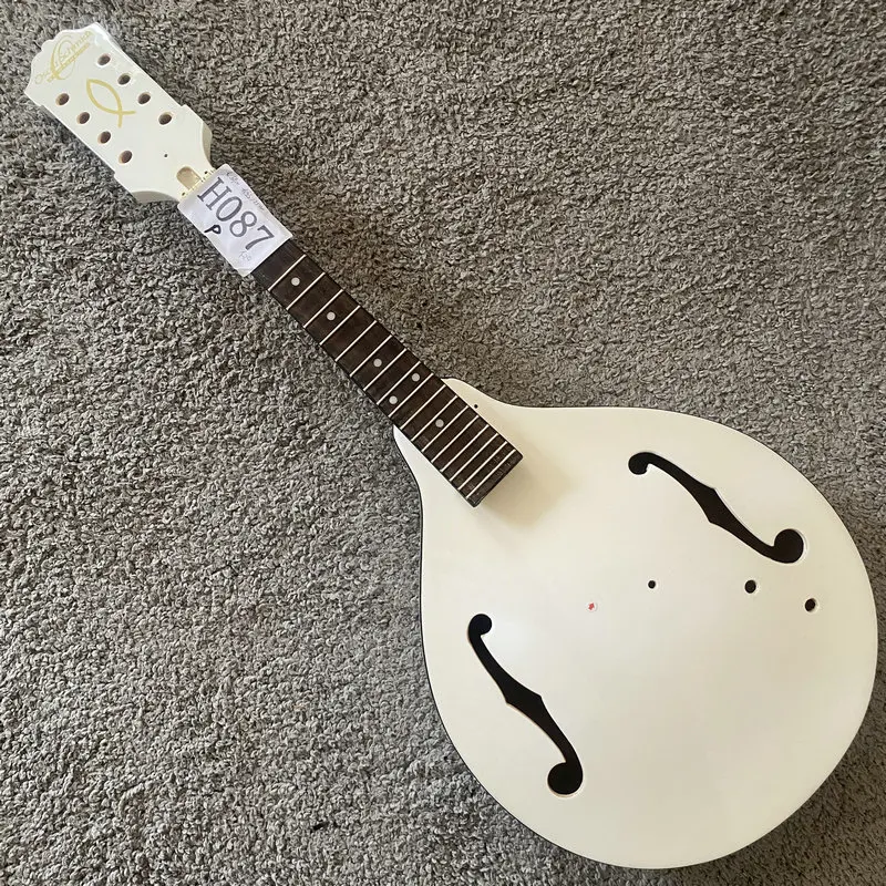 

H087 OscarSchmidt 8 String Mandolin White Color No Hardwares Electric One Made By Korea Factory in China for DIY